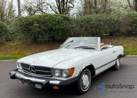 1976 Mercedes-Benz 450 Sl из США, поврежденный, VIN 10704412028401